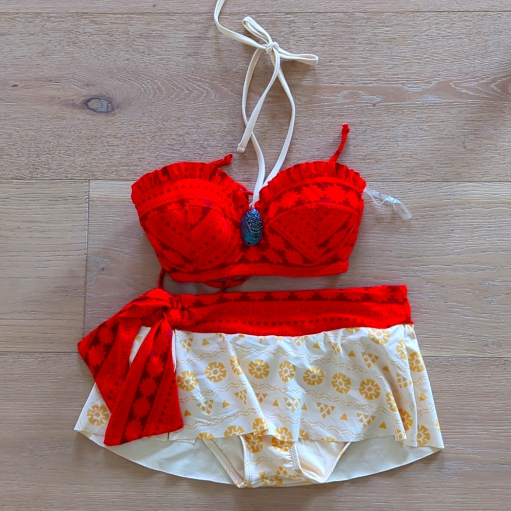 Disney Moana Inspired 2 piece Bathing Suit